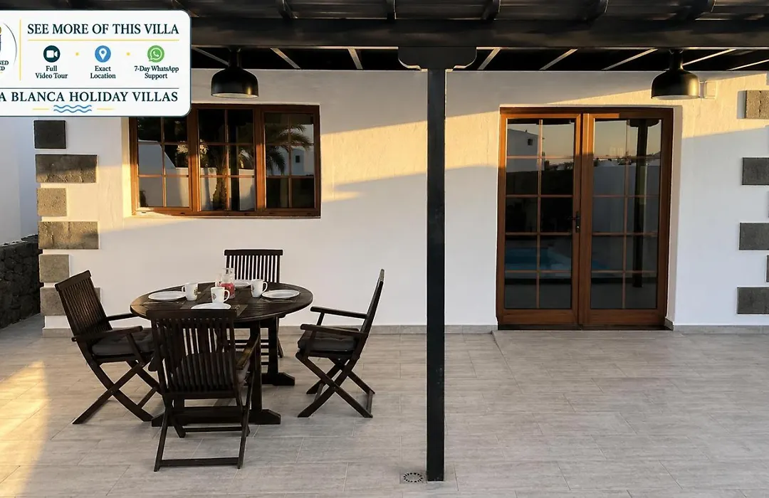 Stunning Villa Arabella - Heated Pool - BBQ - Amazing Terrace - Playa Blanca-1