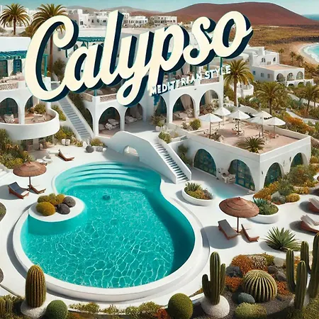 Calypso, Apartamento Completo Con Vistas Al Mar Y A La Piscina En Costa Teguise-3