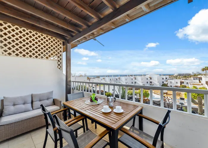 New Pools Wonderful Views Ac Apartment Costa Teguise