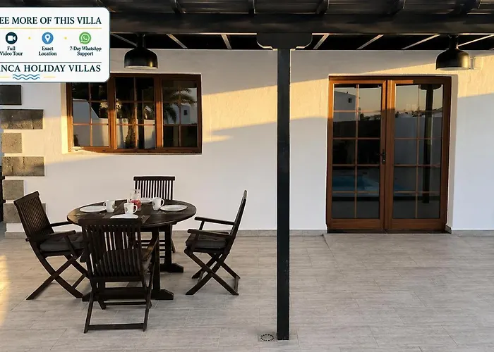 Stunning Villa Arabella - Heated Pool - BBQ - Amazing Terrace - Playa Blanca che accetta animali